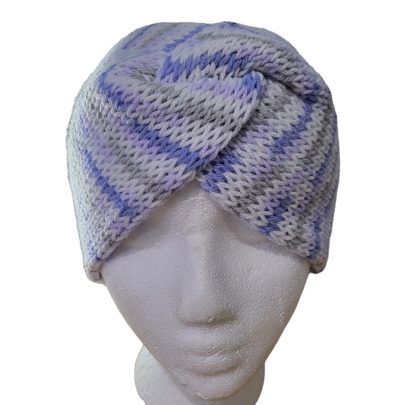 One of a Kind Hand Knit Winter Headband - Picture 2 of 5